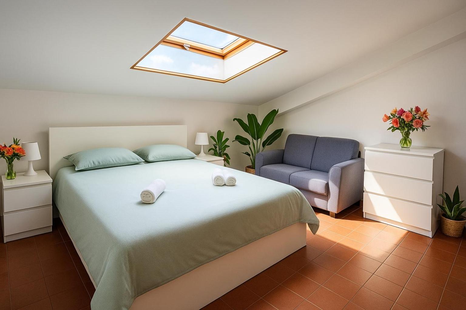 Appartamento Air Conditioned Little Penthouse With Terrace In *
